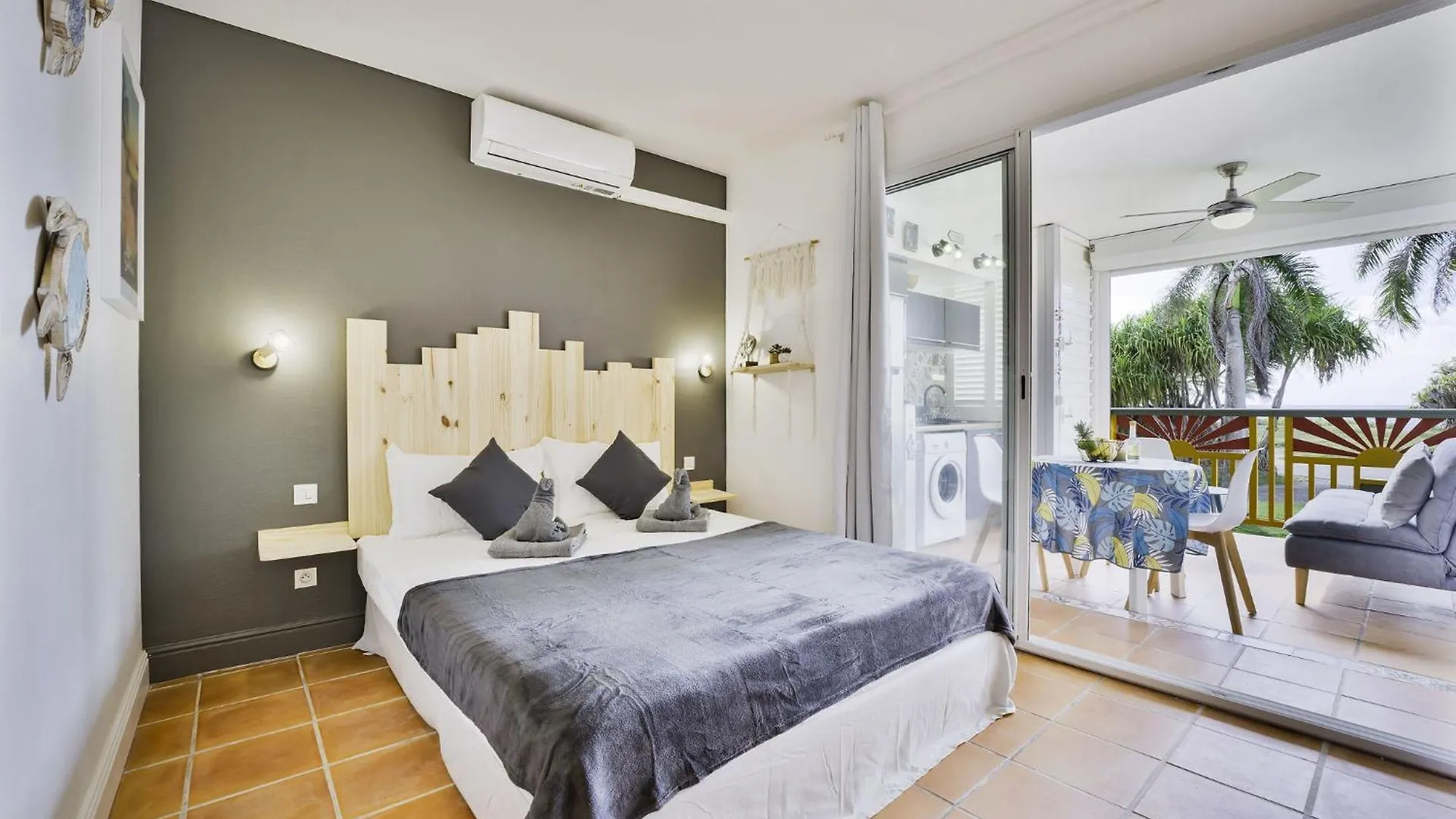 Apartment Le Ti' Paradis Tropical, Anse Des Rochers Vue Mer Studio25M2 Saint-Francois